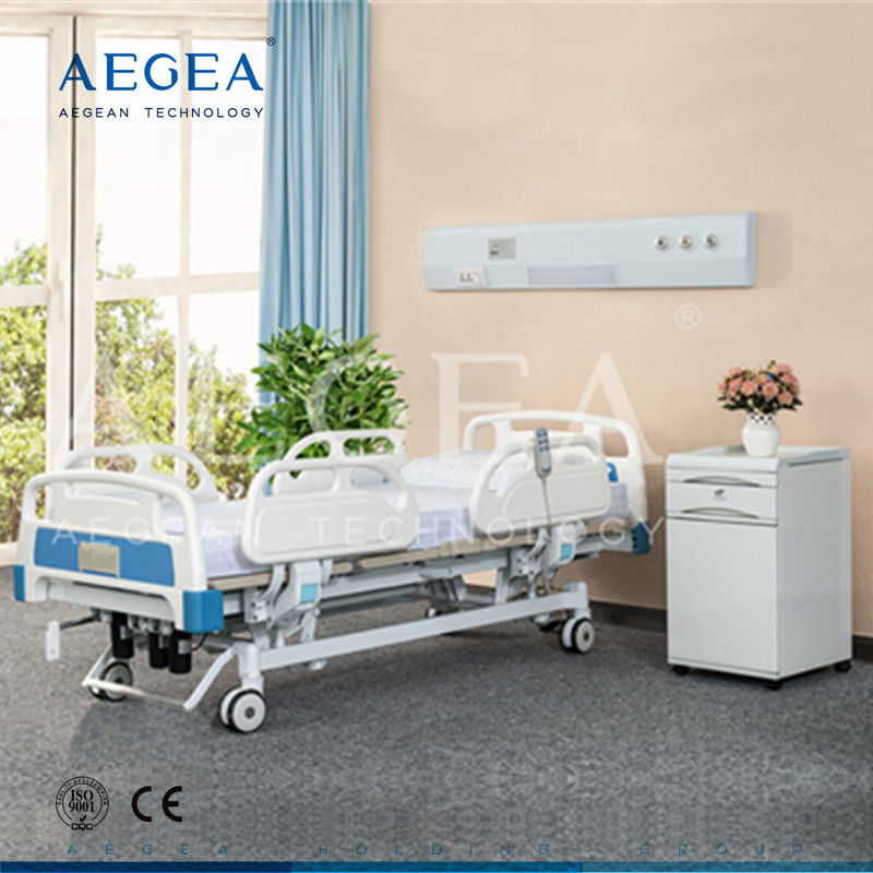 बिक्री के लिए इलेक्ट्रिक और मैनुअल क्रैंक समायोज्य बिस्तर के साथ एजी-BY104 अस्पताल के कमरे के वार्ड फर्नीचर